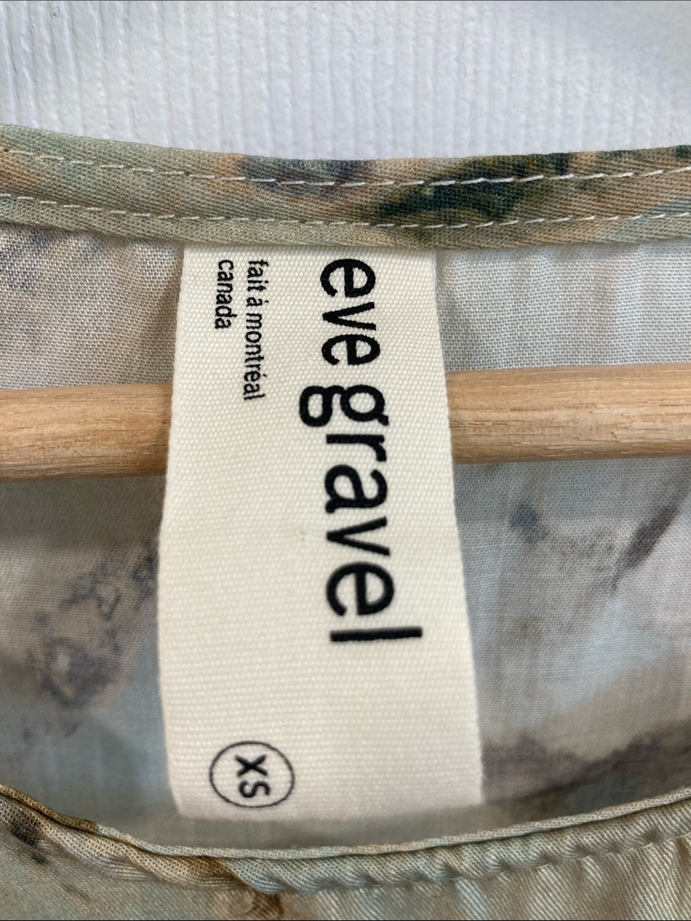 Eve Gravel Seafoam Marble-Print Short Sleeve Tee - Picture 2 of 6